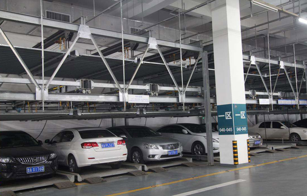 機械式立體車庫載車板結構